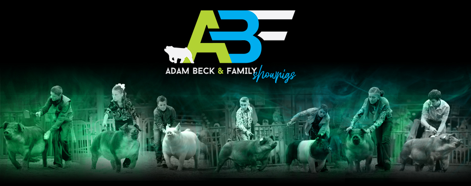 Adam Beck and Family Showpigs